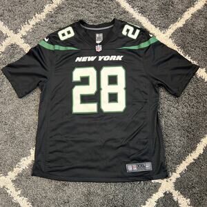 New York Jets Nike On Field Jersey #28 Curtis Martin NFL Authentic Mens Size XXL